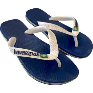 Havaianas Kids Brazil fresh Flip Flop. Blue/White Eu 35-36